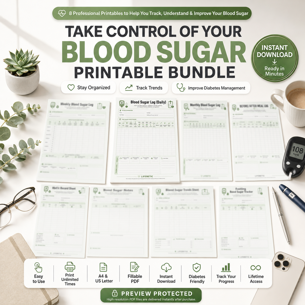 take control of your blood sugar – printable bundle en take control of your blood sugar – printable bundle en